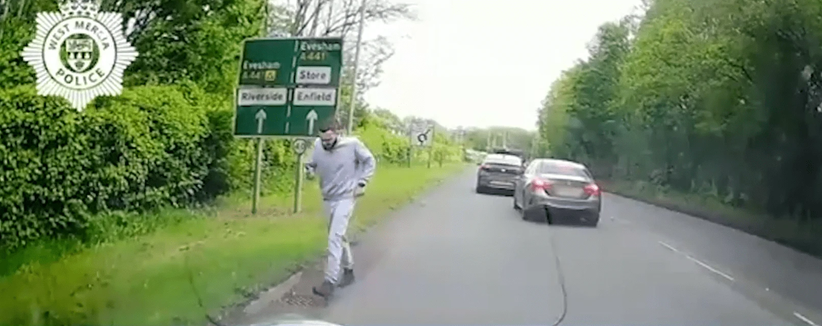 Moment learner driver runs away after killing woman in horror head-on crash