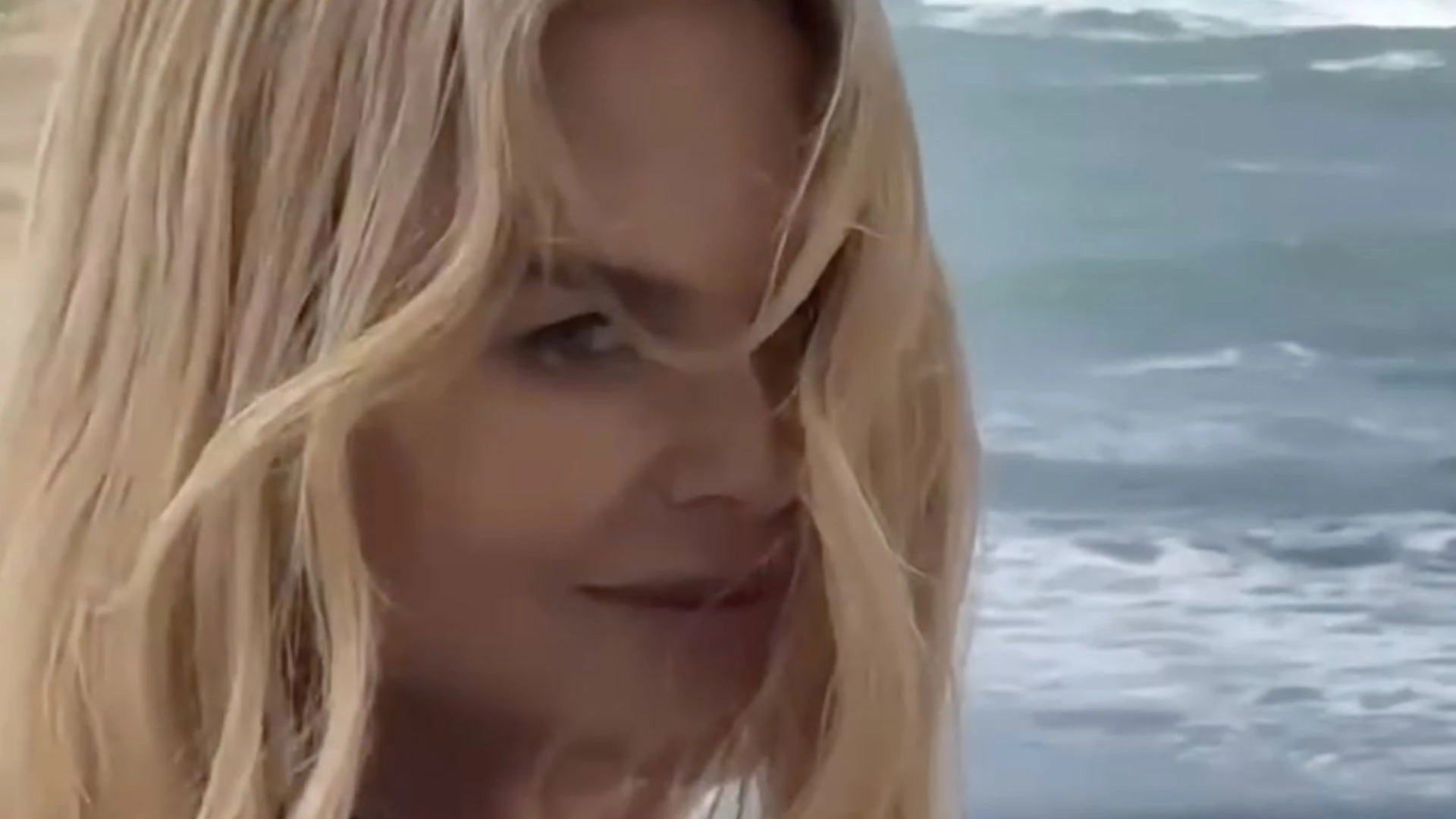Nicole Kidman puts her long legs on display in just a low-cut bodysuit