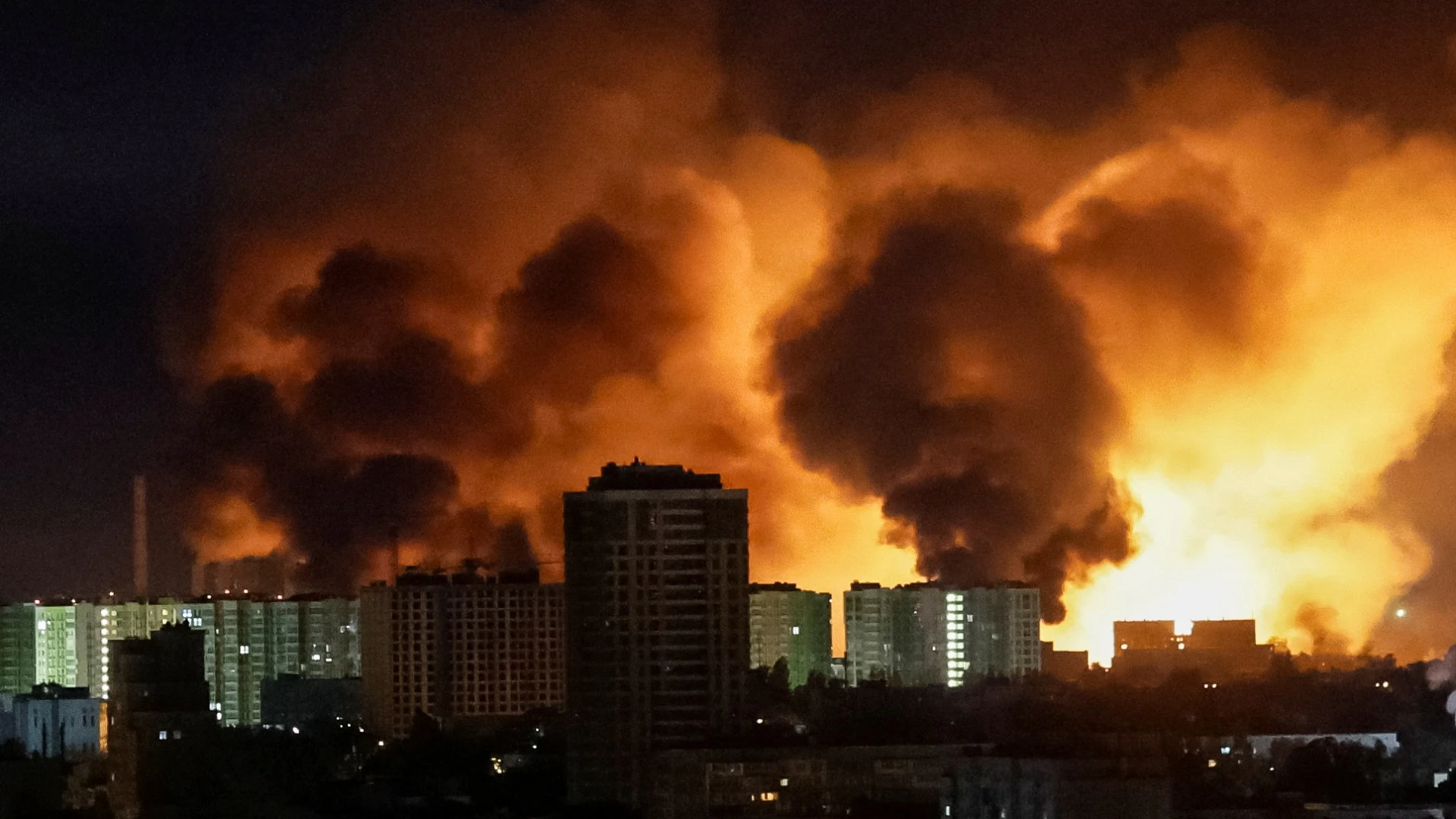 Putin launches huge blitz on Kyiv with 250 drones just hours after prisoner swap
