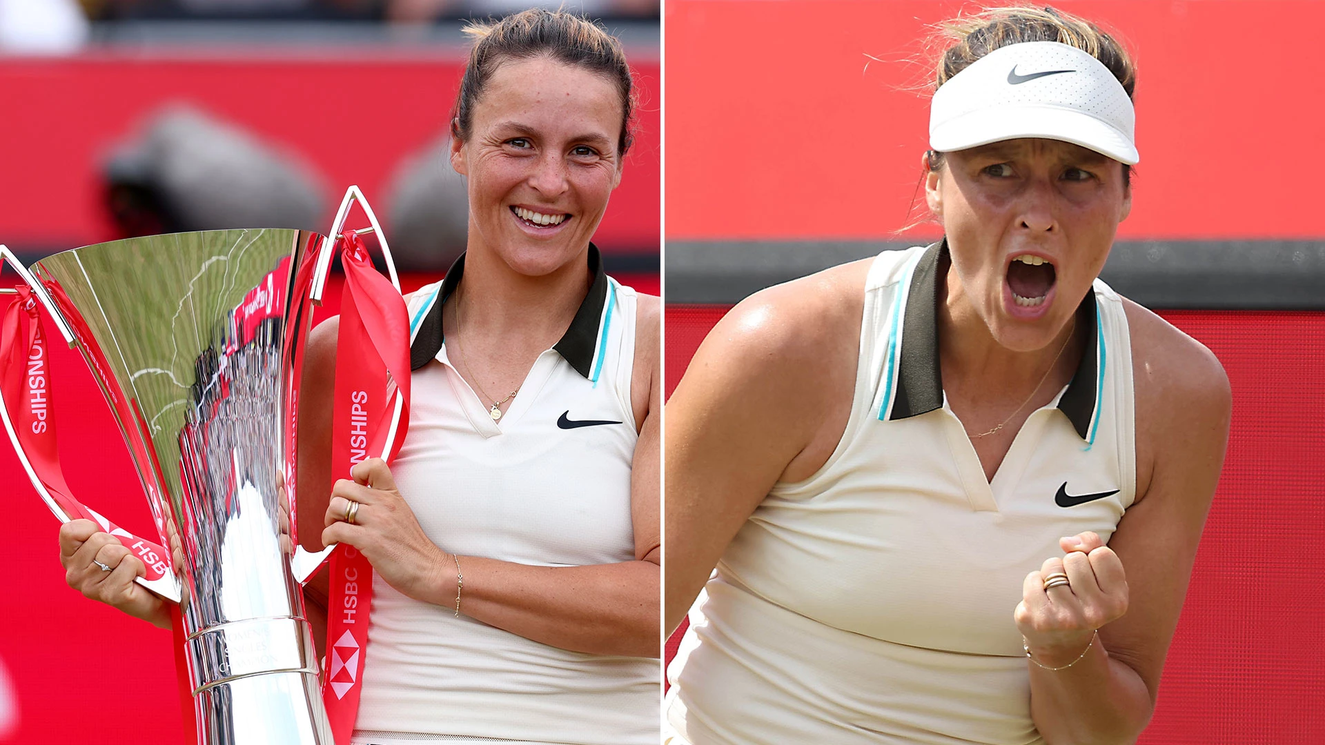Maria stuns Queen's as 160/1 qualifier becomes oldest WTA champ since Serena