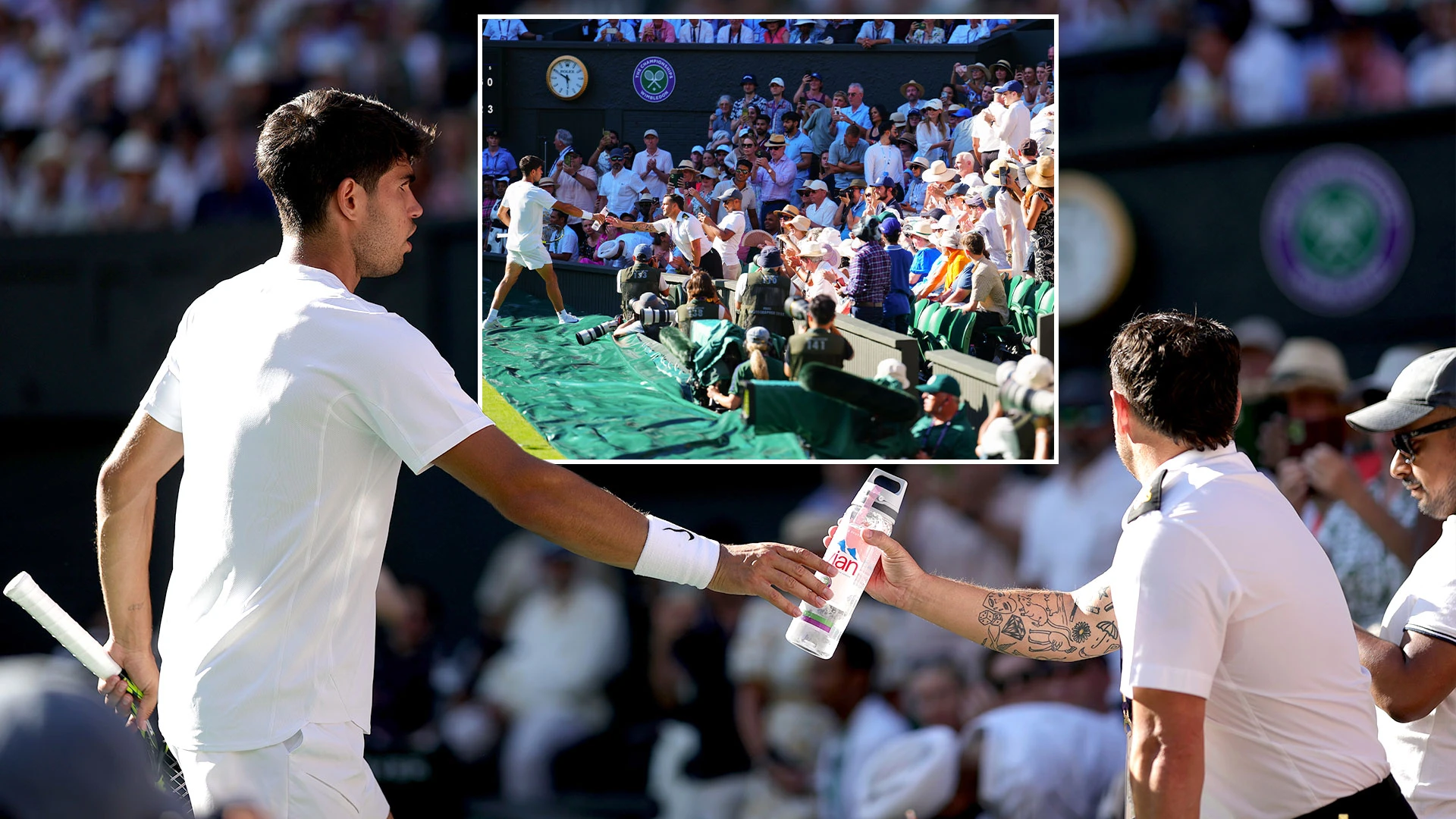 Wimbledon opener suspended due to medical emergency as Alcaraz rushes to help