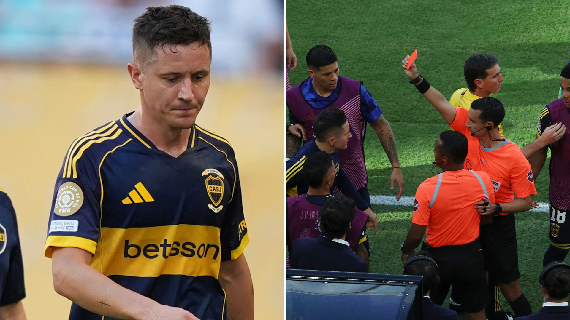 Ex-Man Utd star, 35, subbed after 20 minutes then red carded at Club World Cup
