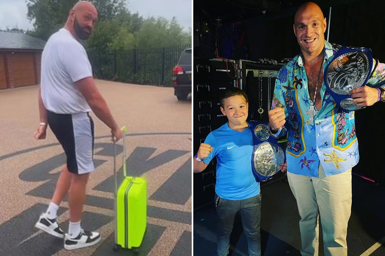 Tyson Fury reveals eldest son, 13, has 'joined the family business'