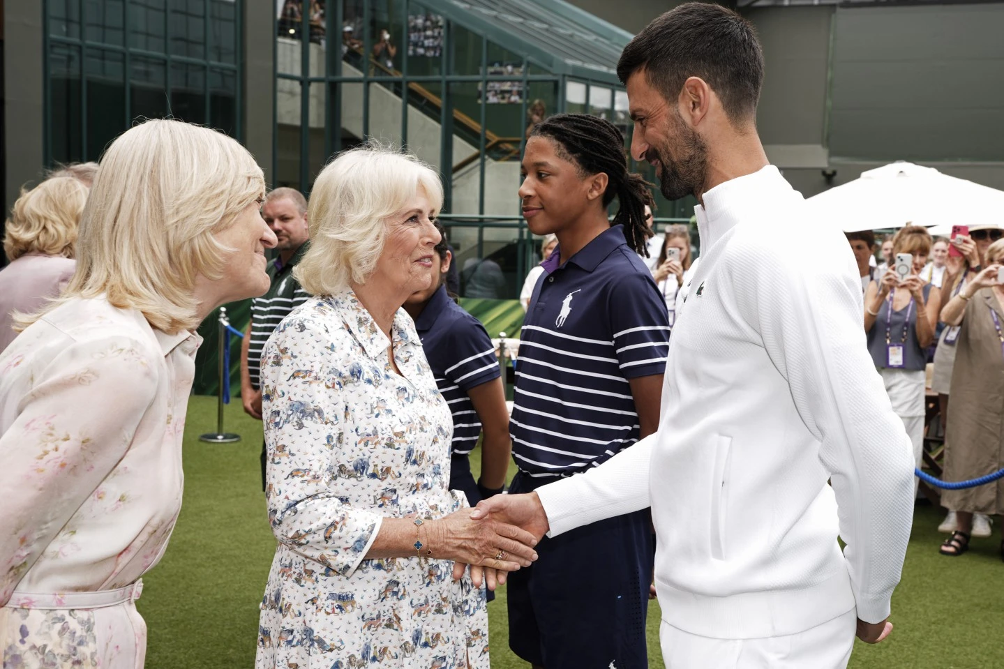 Queen thanks Novak Djokovic for letting her stay in his 'lovely' property