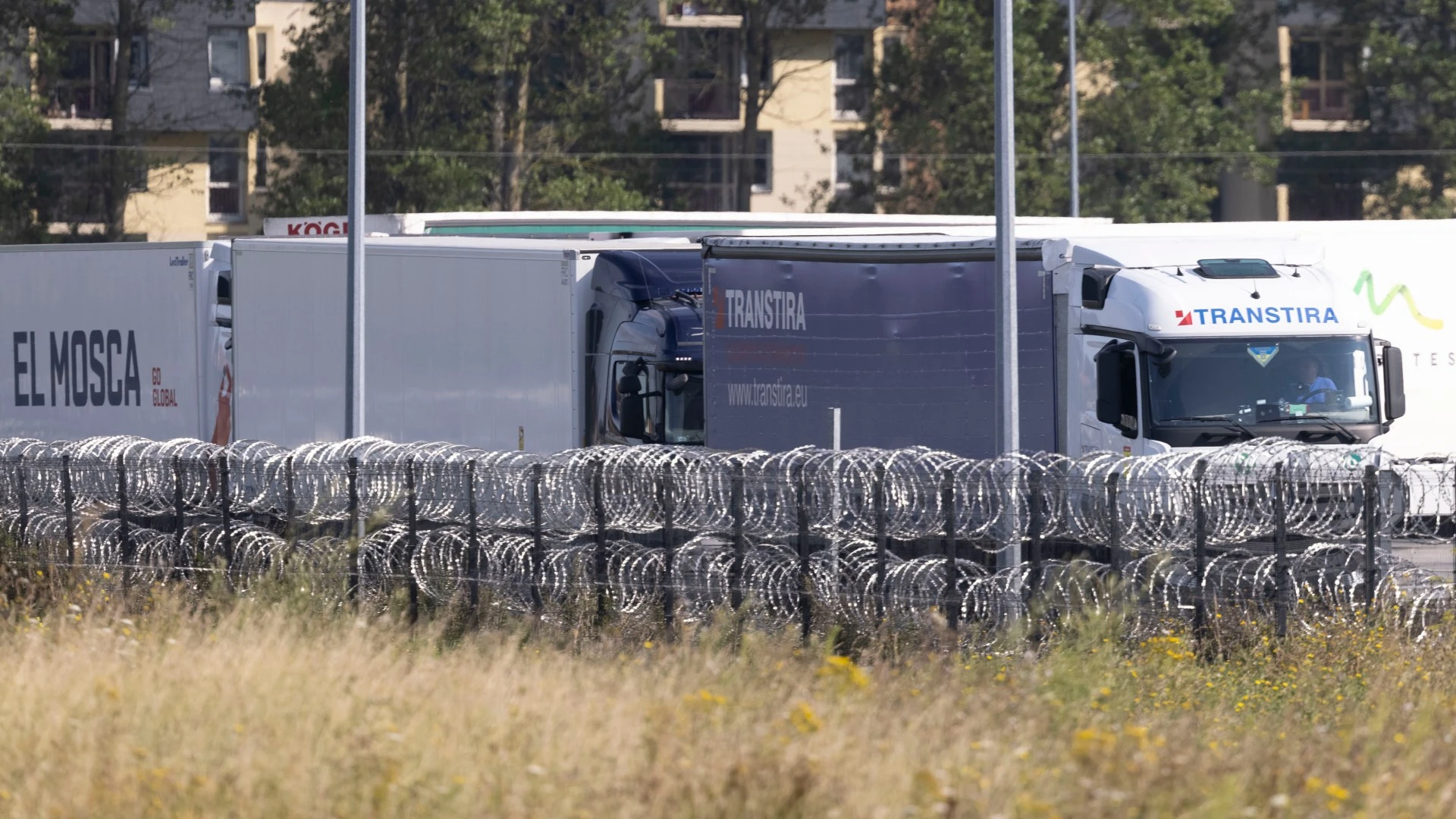 13 freezing UK-bound migrants found in fridge lorry as driver 'heard screams'