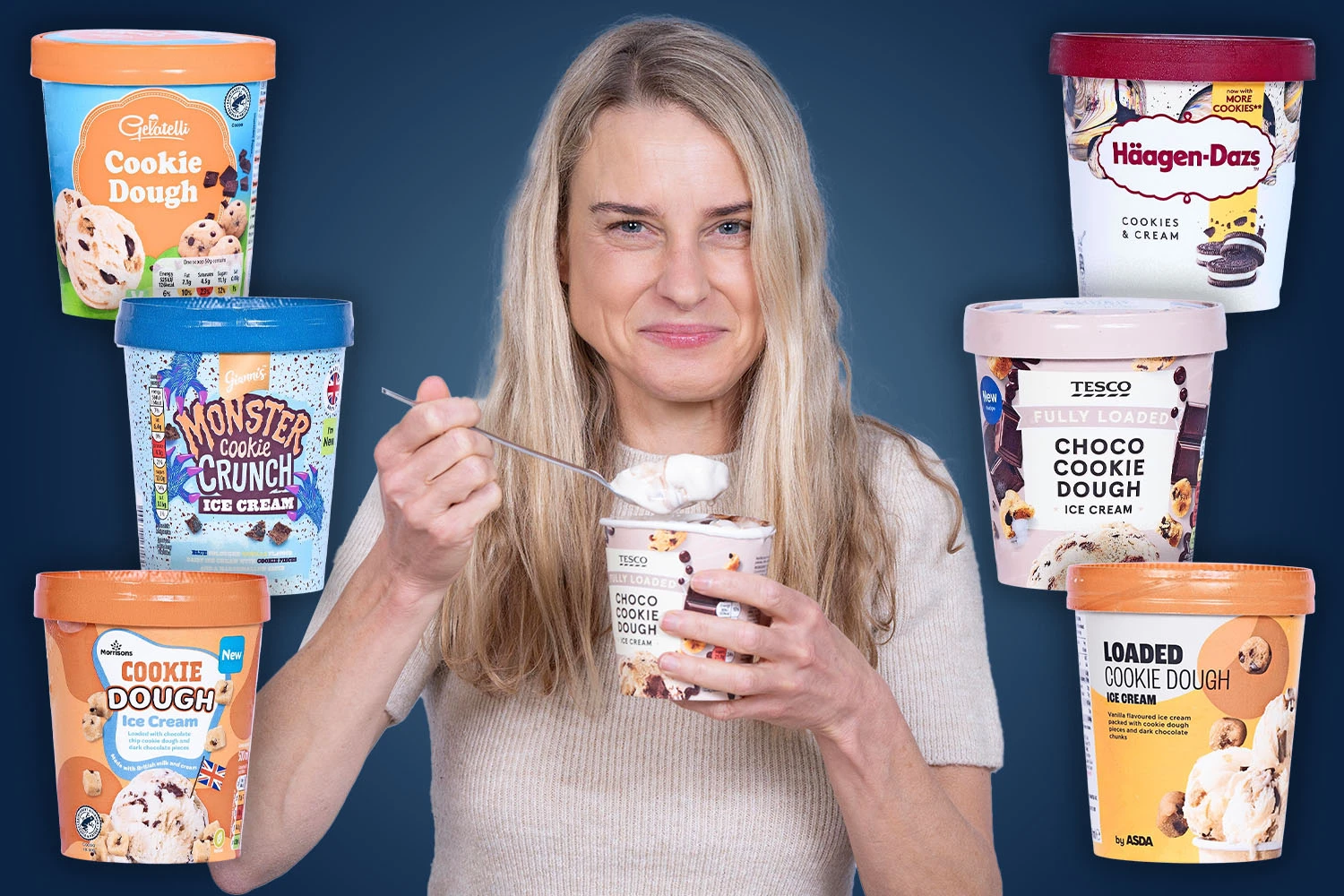 I tried all the supermarket cookie dough ice creams - winner costs just £2.19
