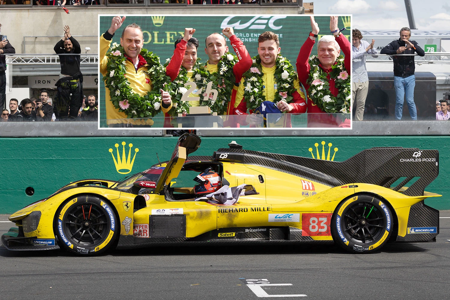 F1 icon wins Le Mans 24 Hr race decade on from crash that almost killed him