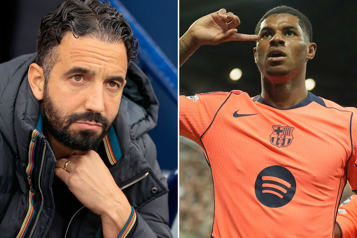 Rashford's old pals react to Barca goals as 'Amorim asks what have I done?'