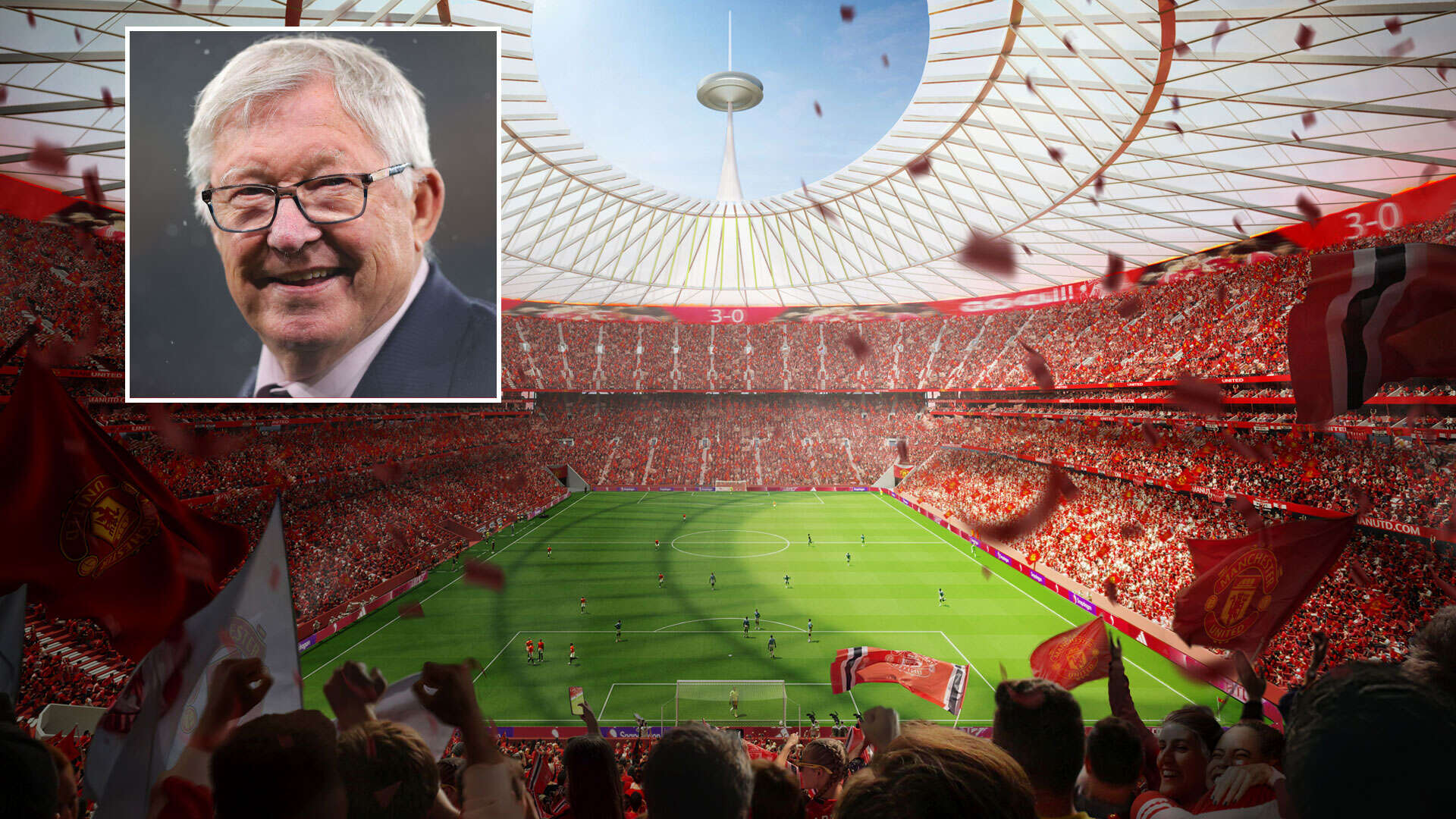 Sir Alex Ferguson breaks silence on Man Utd's new £2bn 100,000-seater stadium