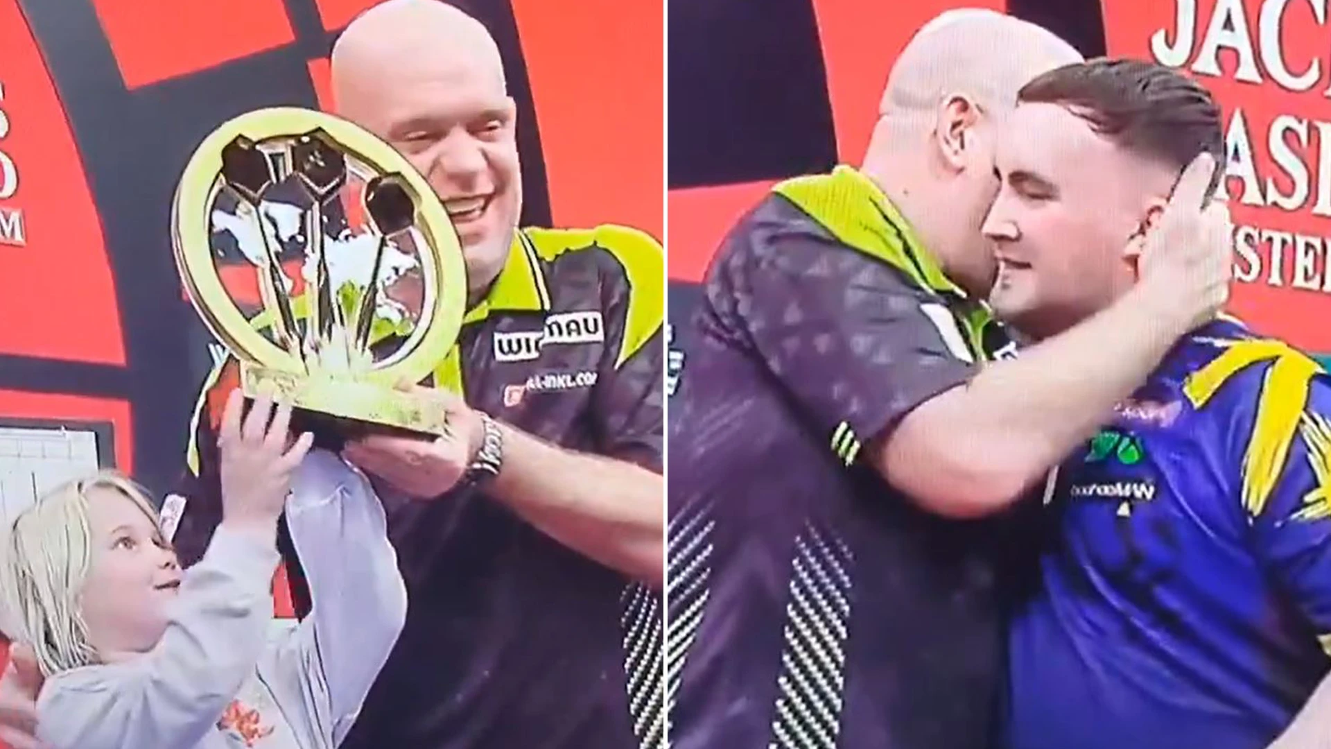 Tearful Van Gerwen’s daughter lifts trophy after first title since wife split