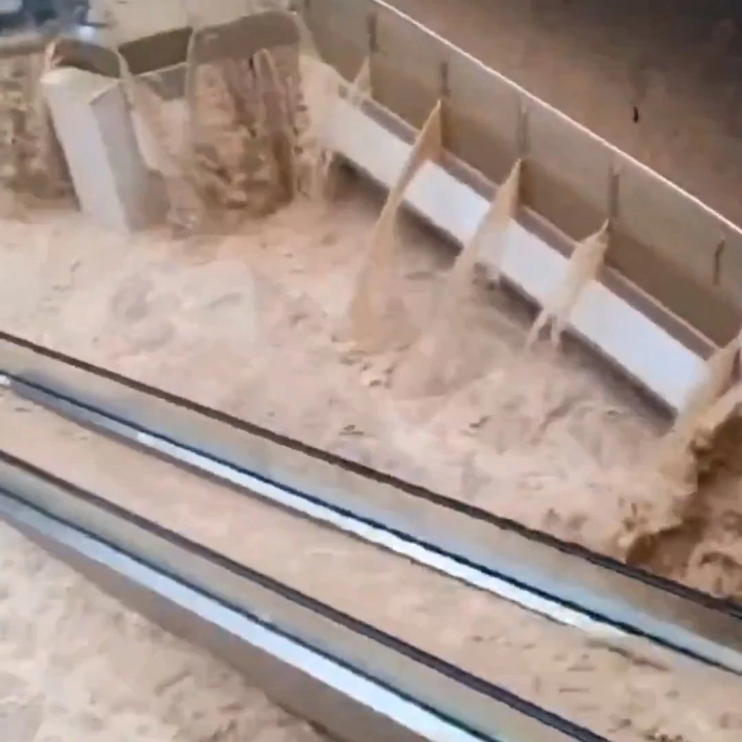 Shock moment floods swamp shopping centre turning escalators into waterfalls