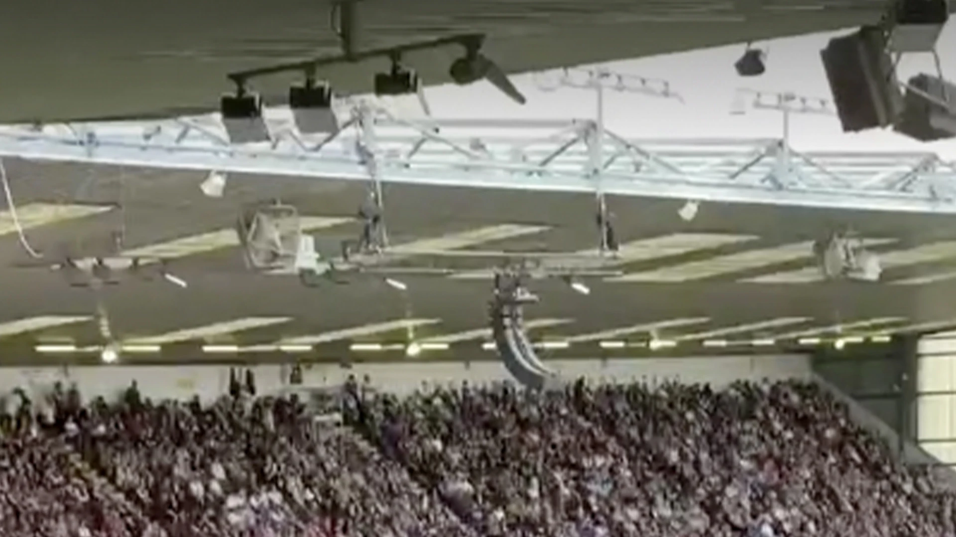 Prem clash DELAYED by faulty floodlights as ref stops play and crowd boo