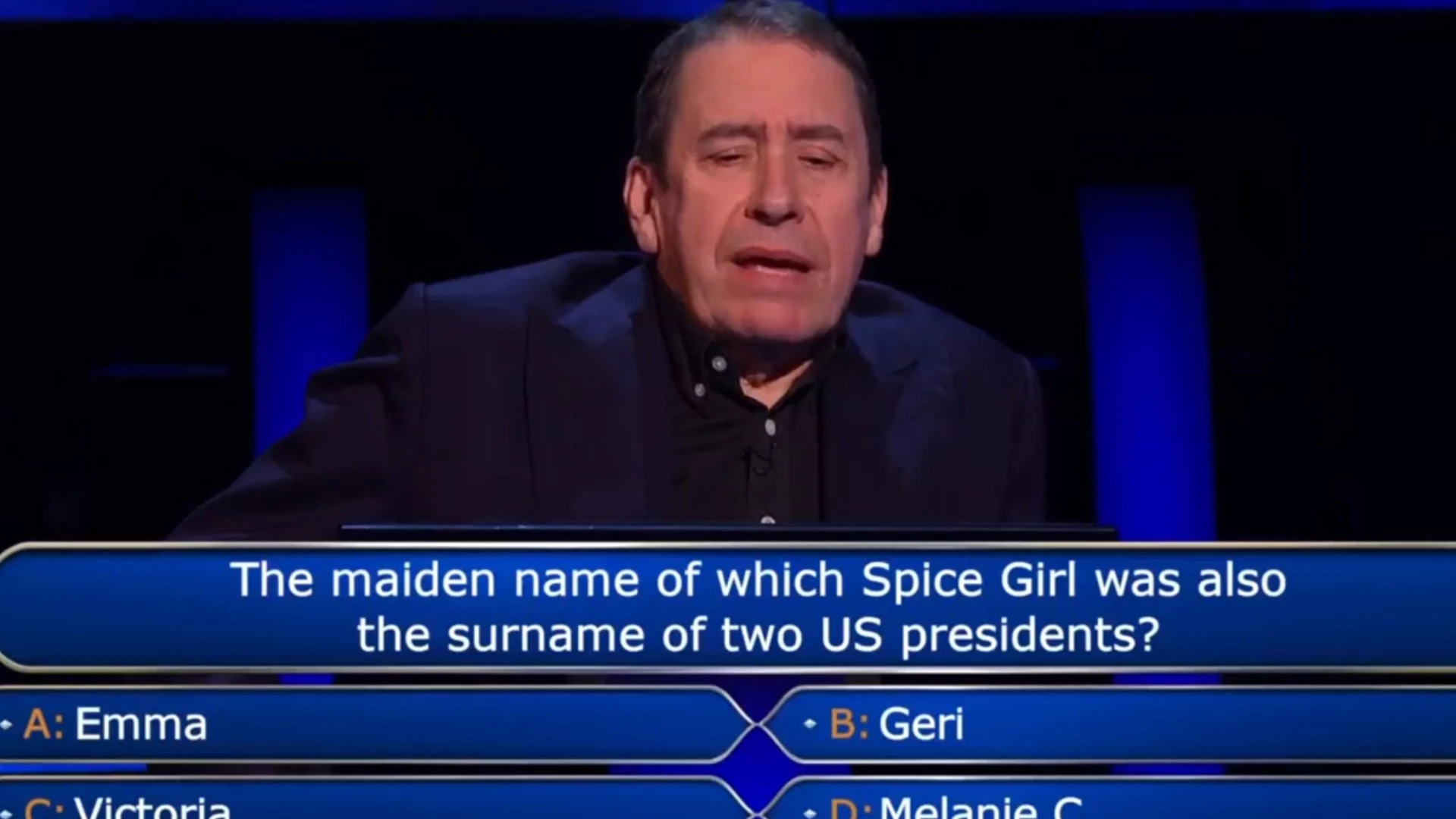 Pop question stumps musician on Who Wants To Be A Millionaire - did you get it?