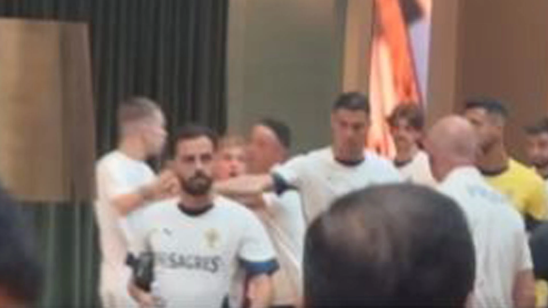 Ronaldo shoves fan away as he tries to get selfie at Portugal team hotel