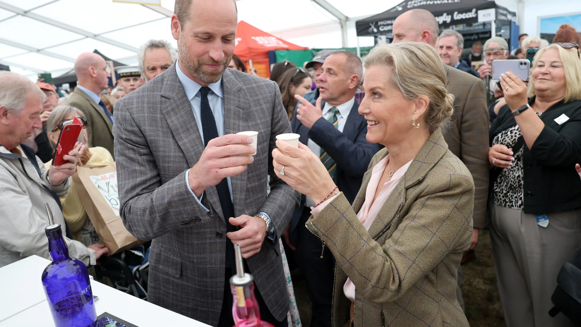 Wills & Sophie wow crowds as they team up for rare Royal double act