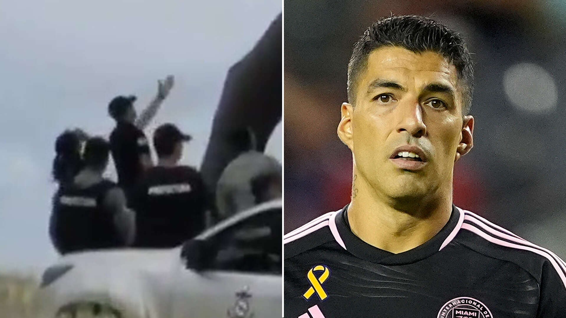 Luis Suarez helps talk man out of suicide attempt as he joins rescue mission