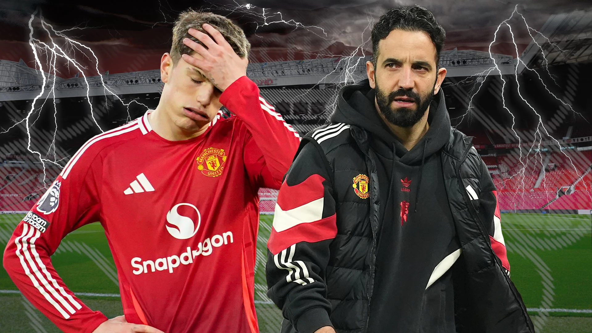 Amorim brutally axes Garnacho and tells him to 'pray' to find new club
