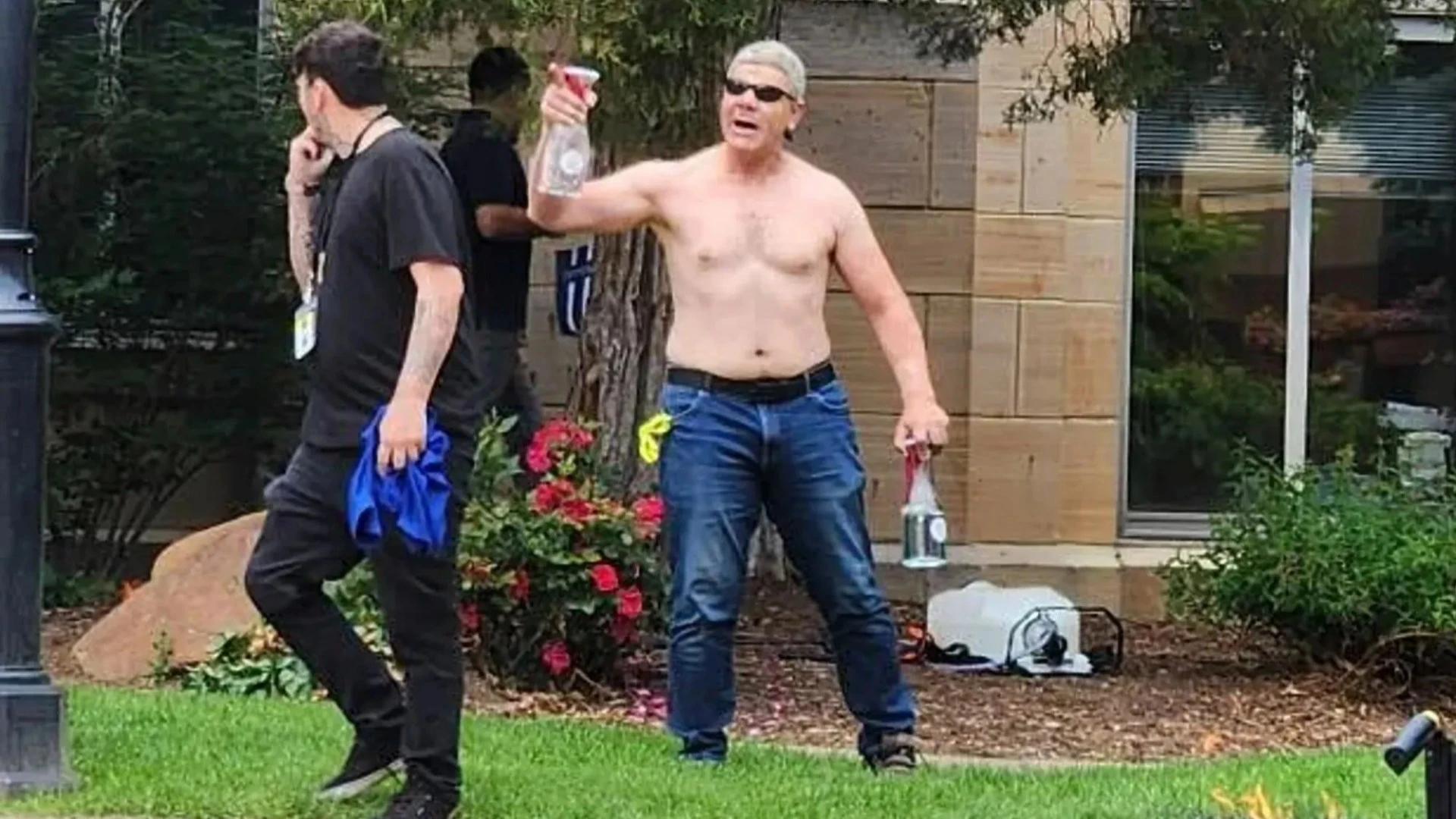 Family of terrorist who hurled Molotov cocktails at pro-Israel rally held