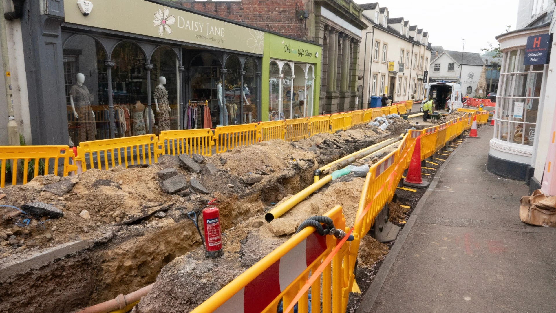 Our idyllic town is like lockdown all over again & it's all due to bungling workmen