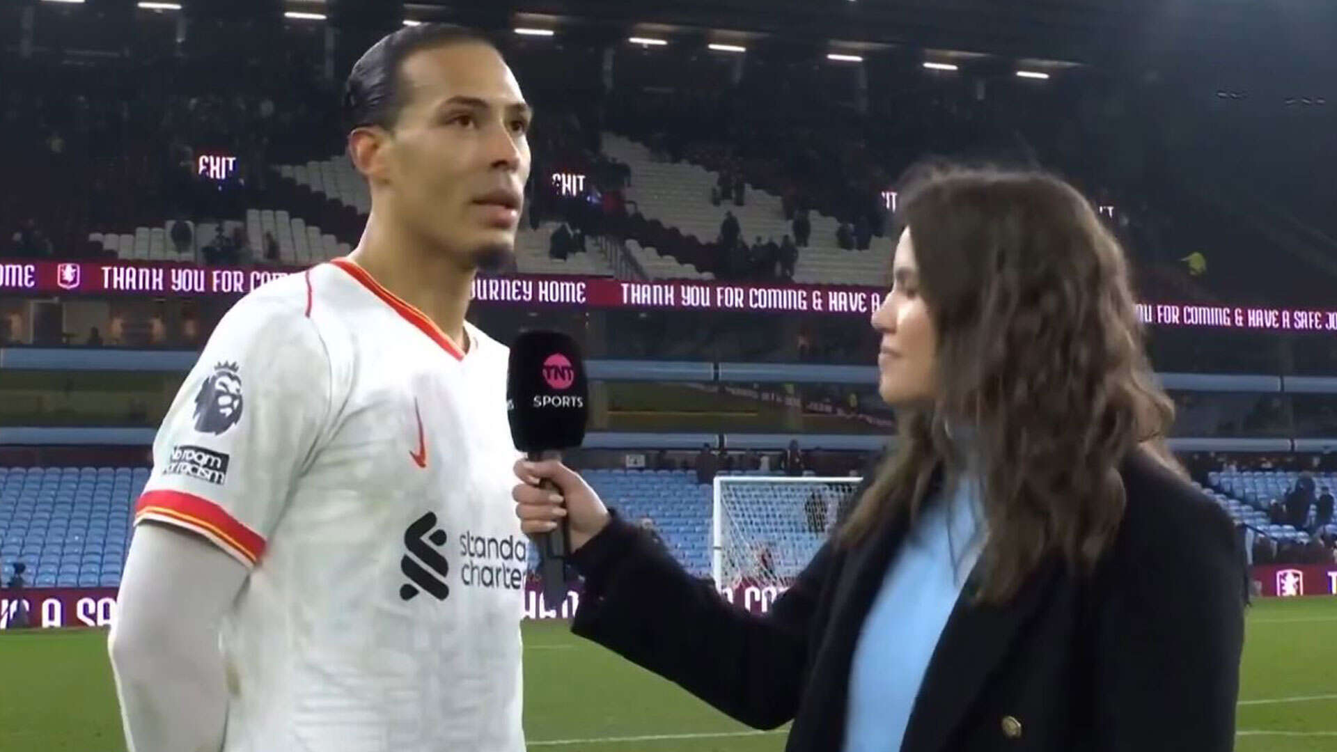 Arsenal 'living rent free in Van Dijk's head' after slip of tongue is spotted