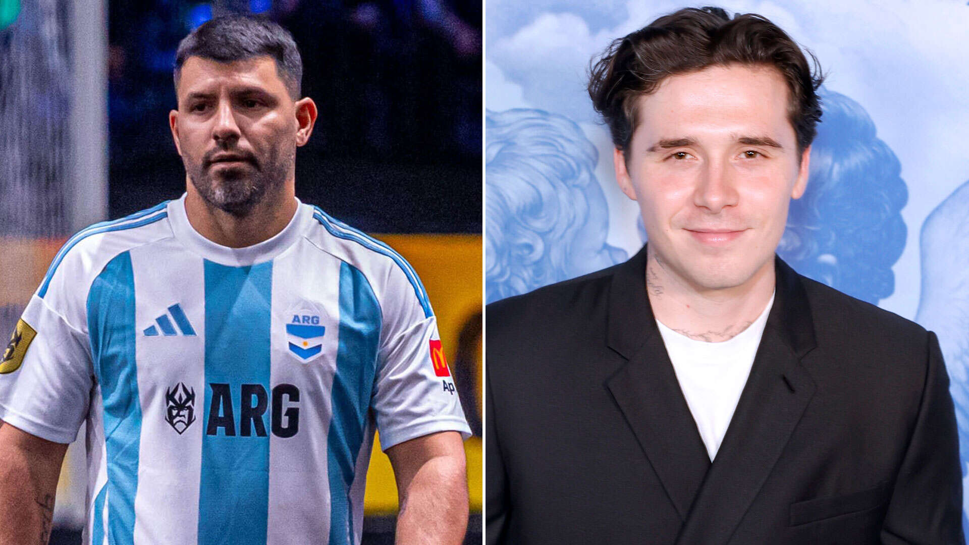 Aguero takes up new sport aged 36 and will compete against Brooklyn Beckham