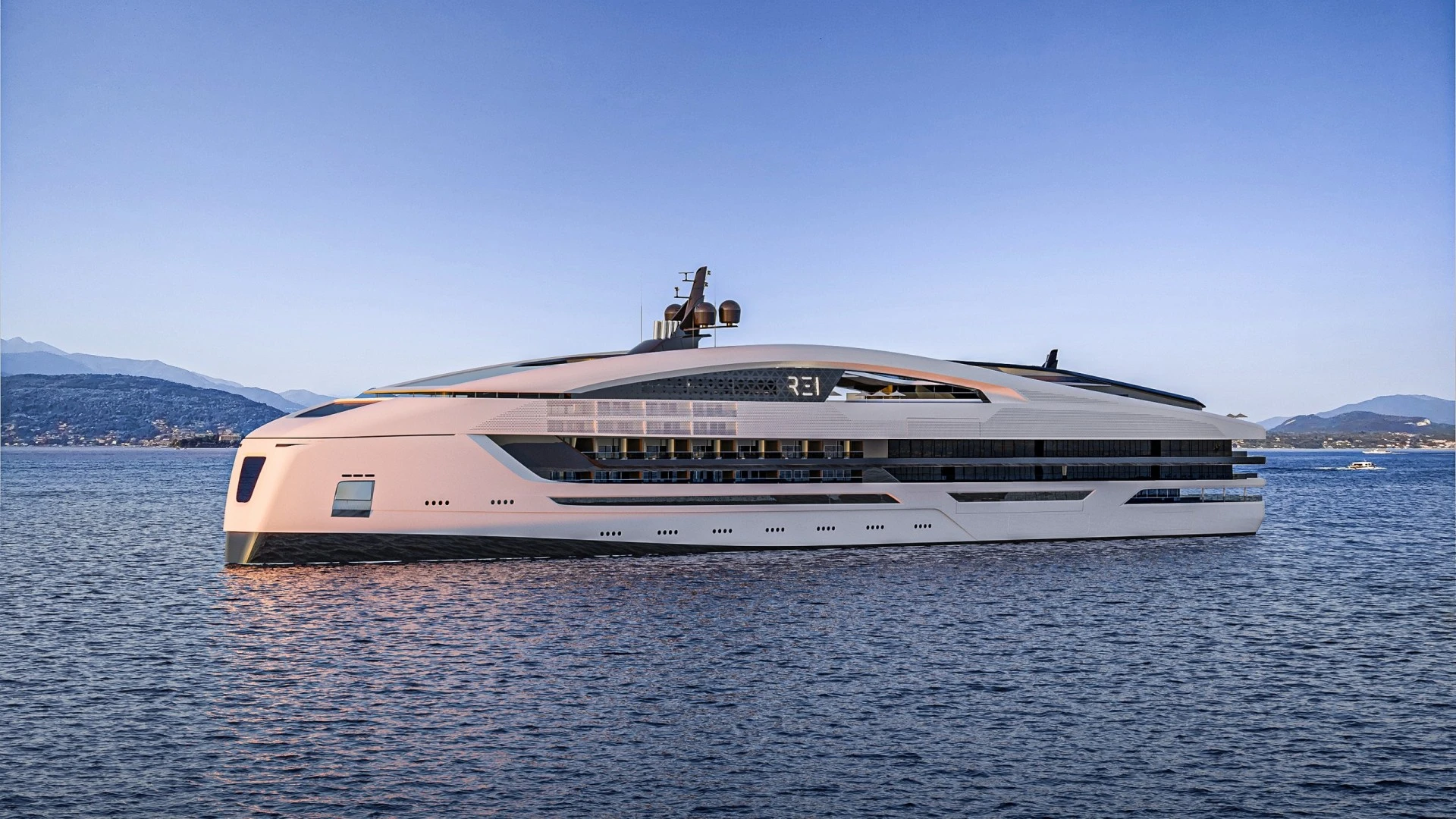 ‘Solar-powered’ superyacht boasts private garden, beach club & sleeps 112 guests