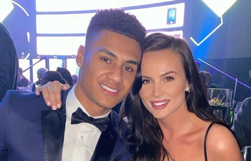 Villa ace Watkins weds long-term partner Ellie after getting engaged at Lake Como