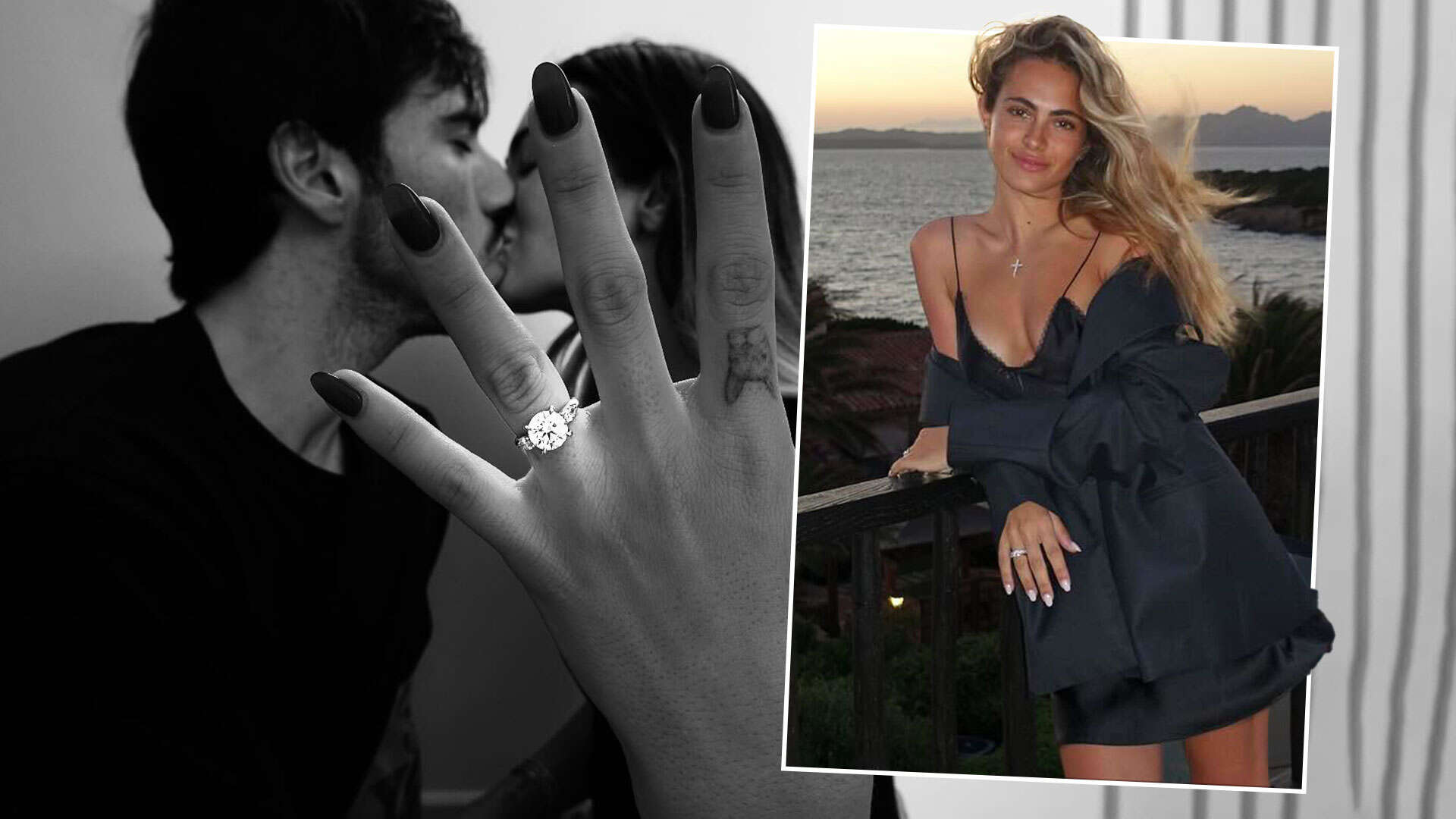 Tonali & stunning partner Juliette get engaged as Wag shows off huge ring