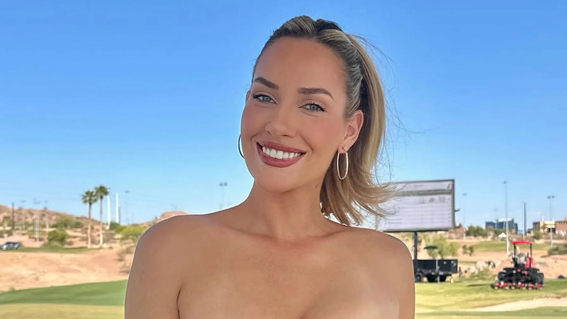 Paige Spiranac joins no-bra club as fans say 'never mind the golf'