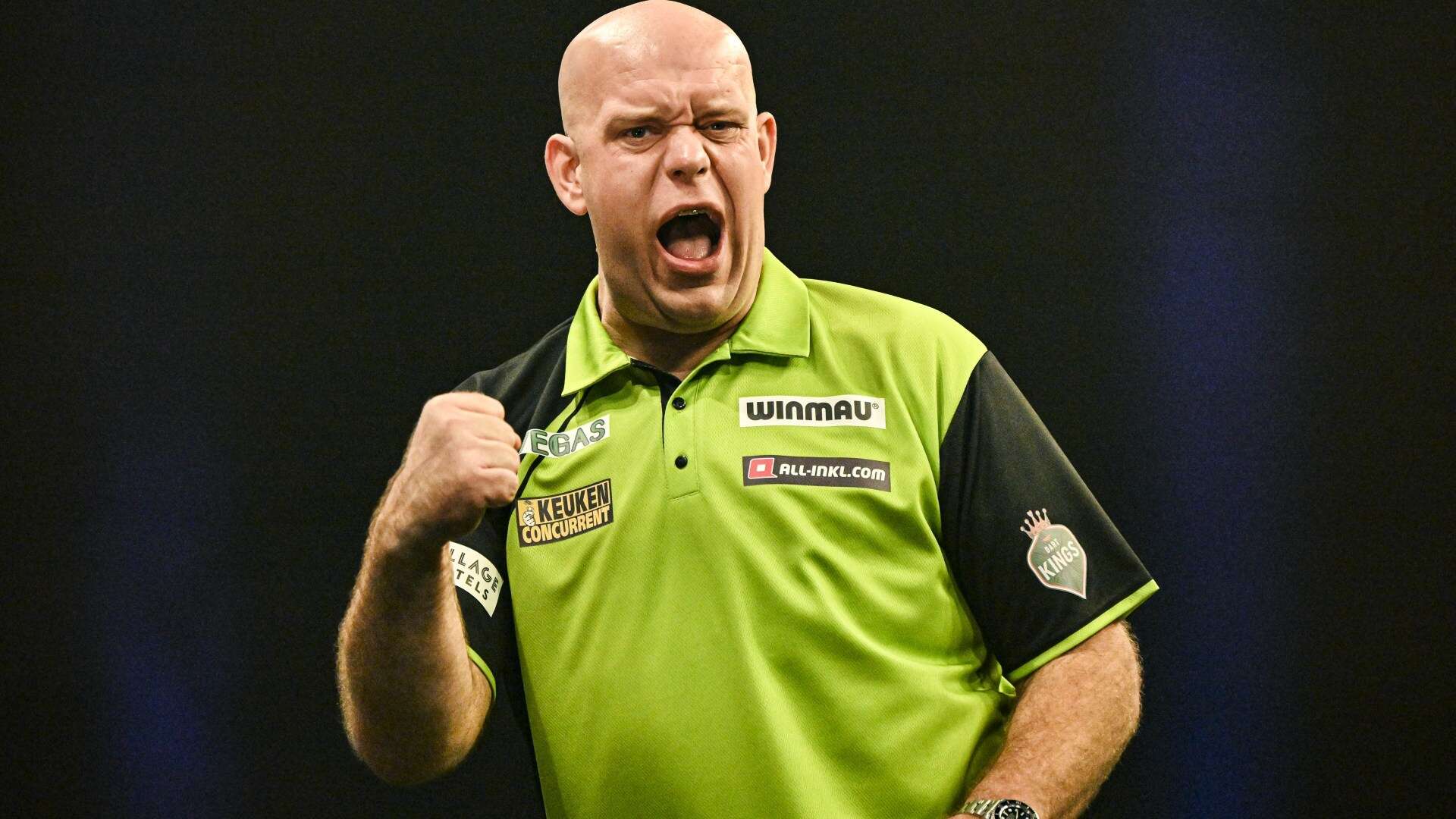 Ex-world champ Van Gerwen looks unrecognisable with hair in throwback pics