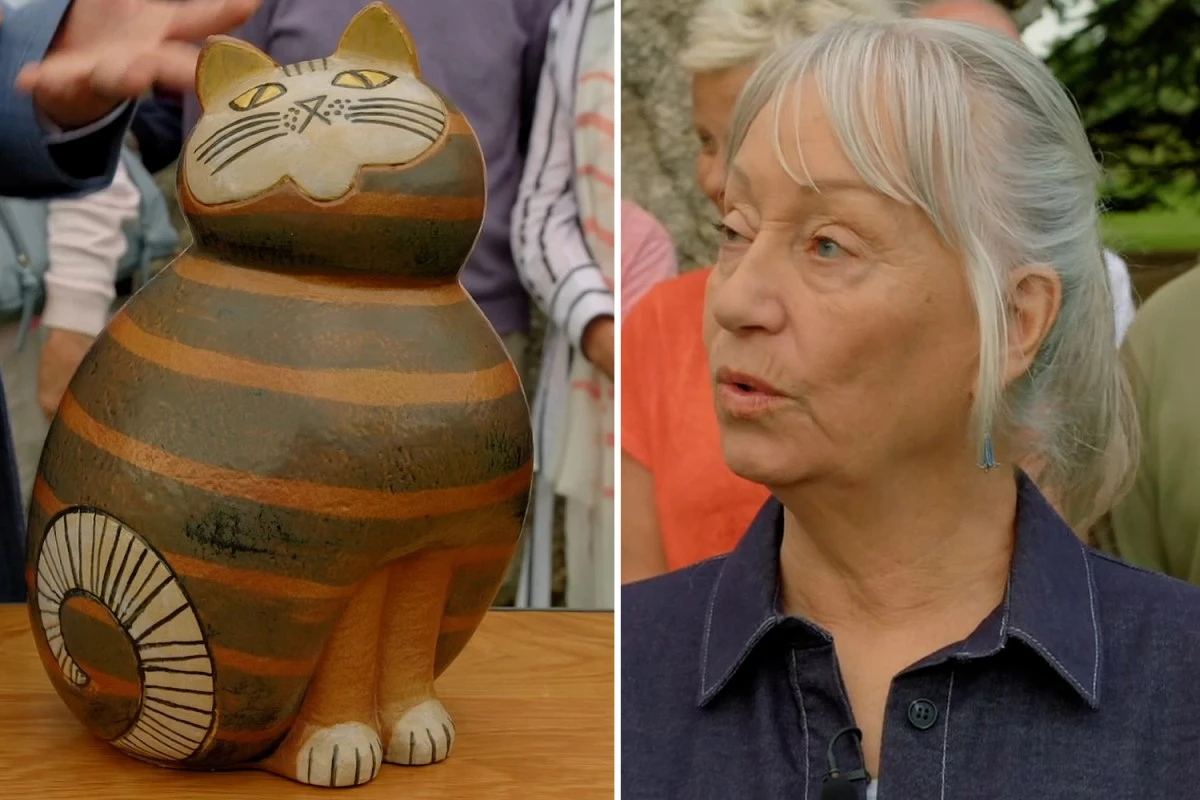 Antiques Roadshow guest shocked as £21 'fat cat' figure receives big valuation