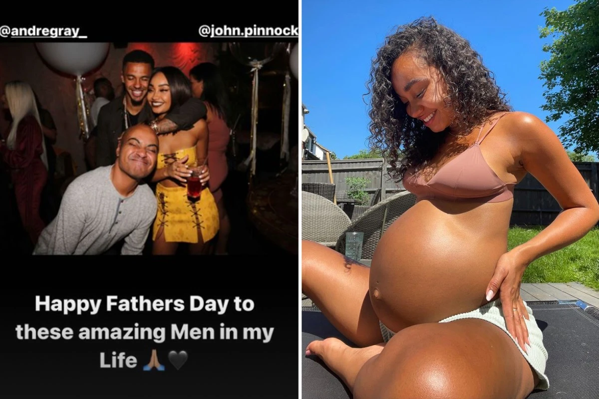 Little Mix's Leigh-Anne wishes Andre Gray happy Father's Day ahead of due date
