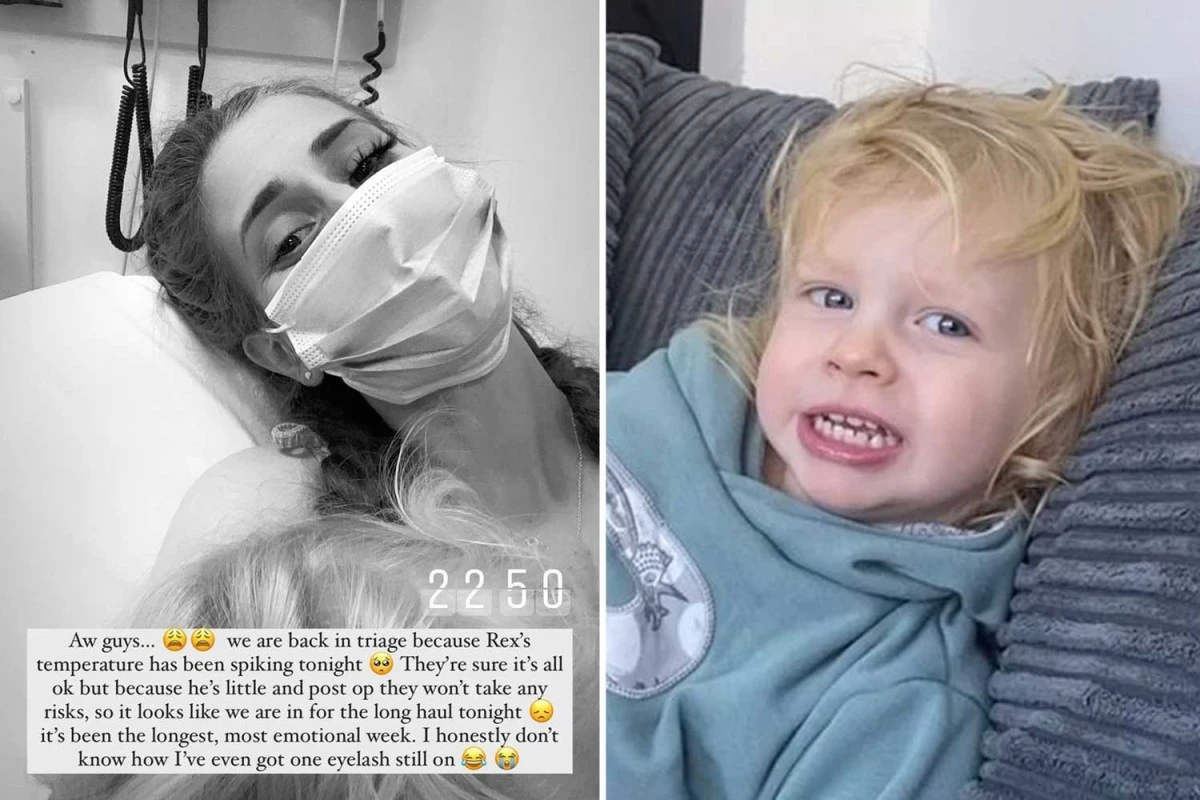 Stacey Solomon in SECOND hospital dash after Rex's temperature 'spikes'