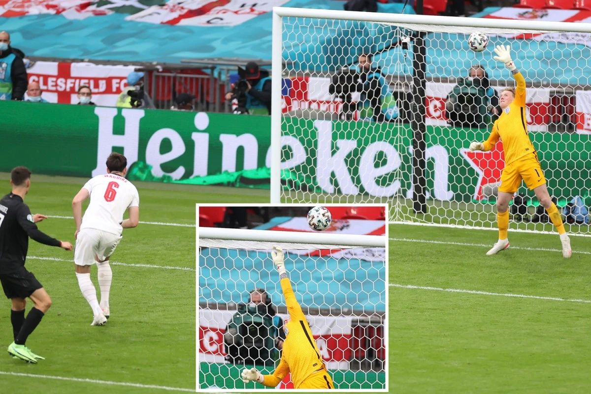 Watch Jordan Pickford pull off wonder-save from Havertz rocket at Euro 2020