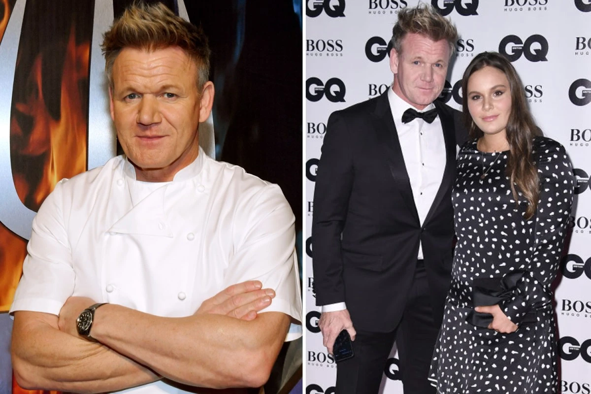 Gordon Ramsay reveals he 'brandishes a knife & swears at daughters' boyfriends