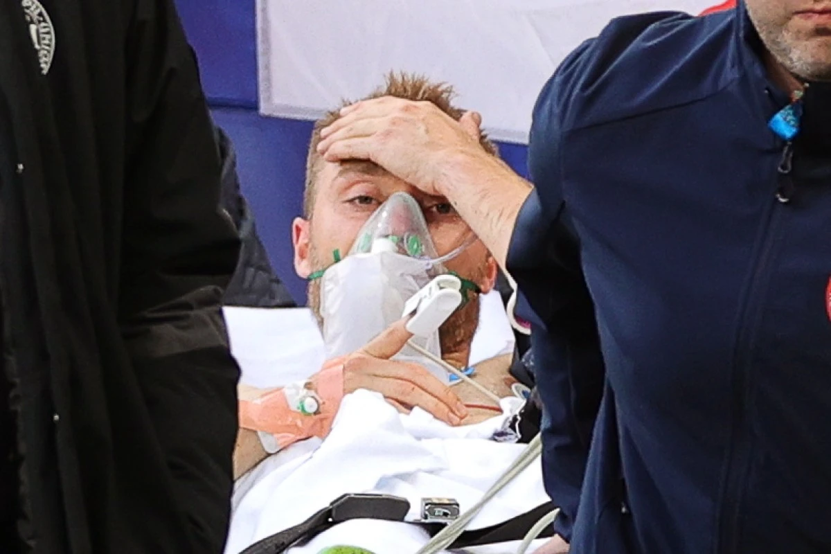 Eriksen's X-rated first words after cardiac arrest revealed by stadium doctor