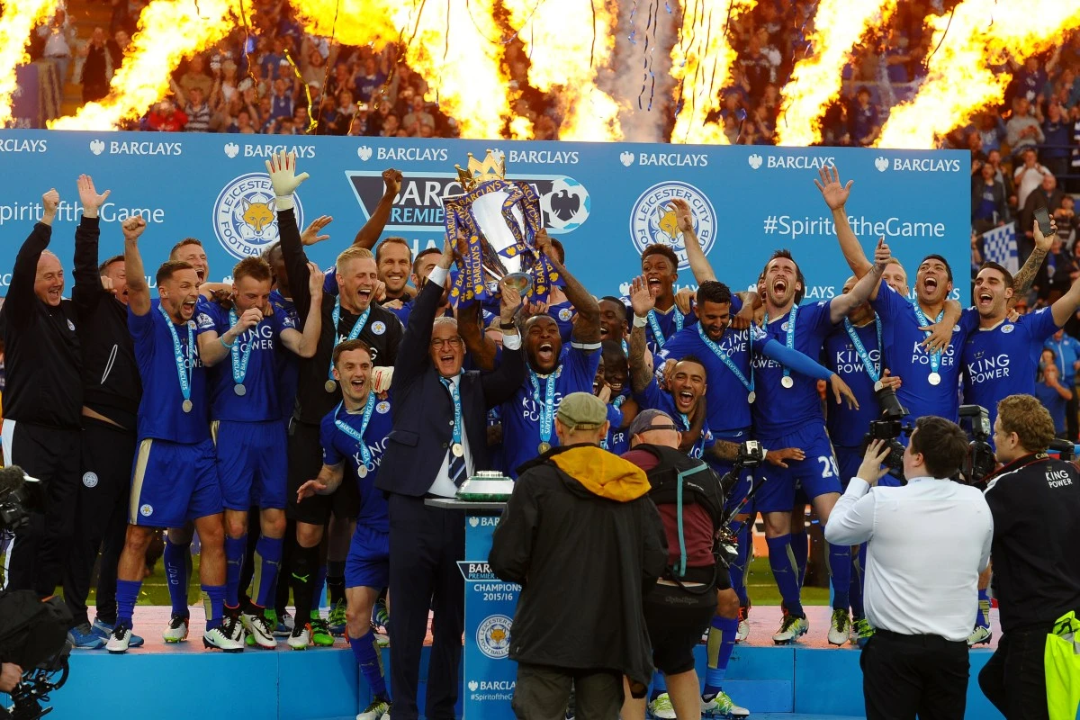 Leicester winning 2015-16 Premier League title voted biggest sporting upset ever