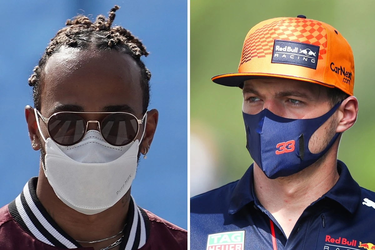 Lewis Hamilton's rivalry with Max Verstappen blows up over Pirelli tyre failure