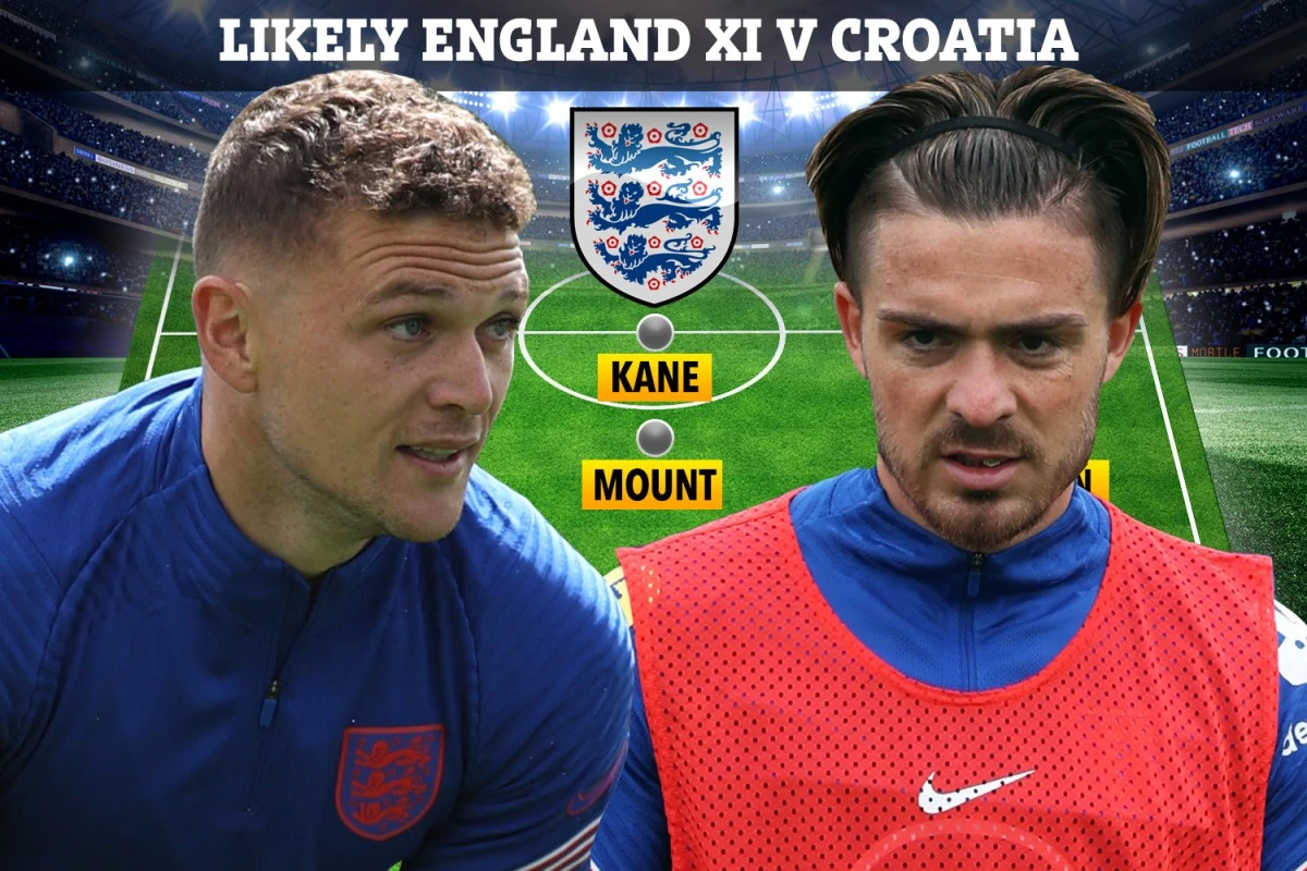 England team vs Croatia 'leaked' with Trippier at left-back and Grealish benched