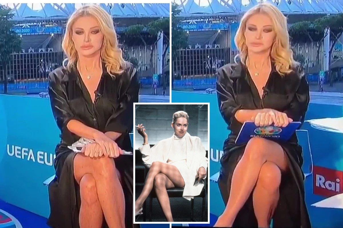 Italian TV star Paola Ferrari denies not wearing underwear in X-rated viral video