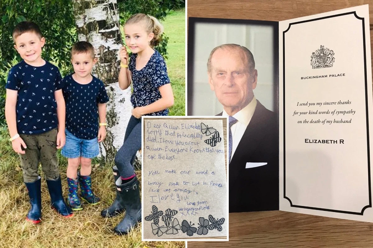 Queen sends sweet message to siblings who wrote cute note after Philip's funeral