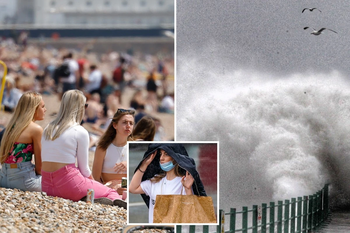 Britain to bask in 28C heatwave for Euros next week after weekend washout