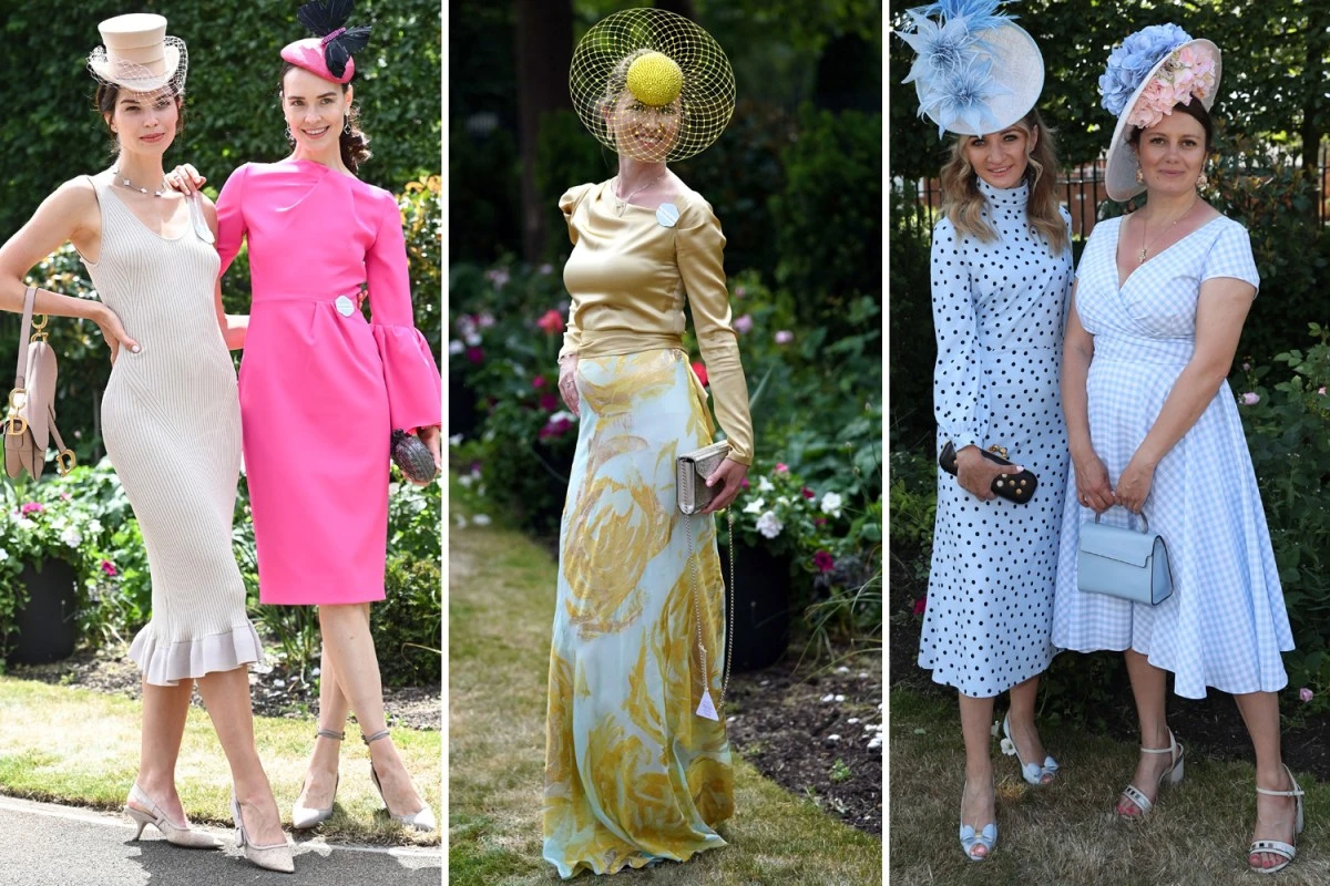 Glam racegoers arrive for Royal Ascot day two in wacky and wonderful costumes