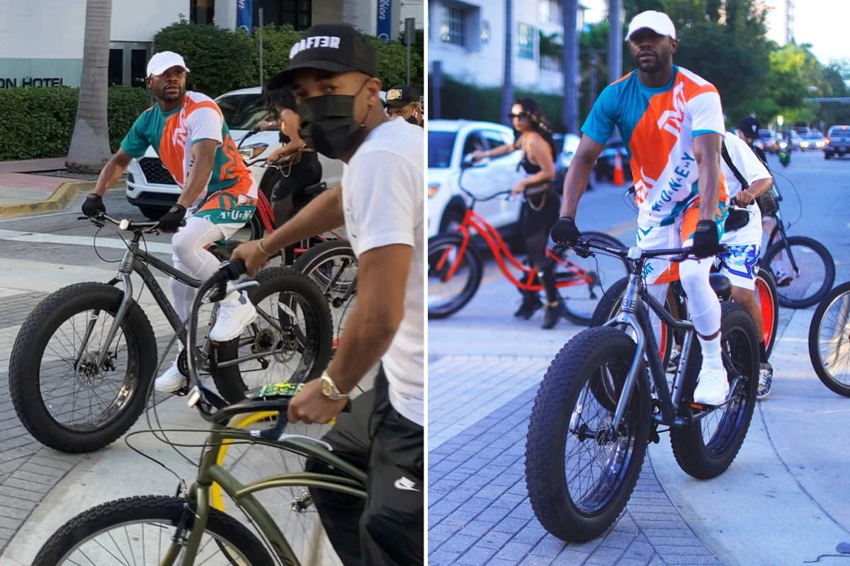 Mayweather rides in Miami on ‘The Best Ever’ bike after romantic break