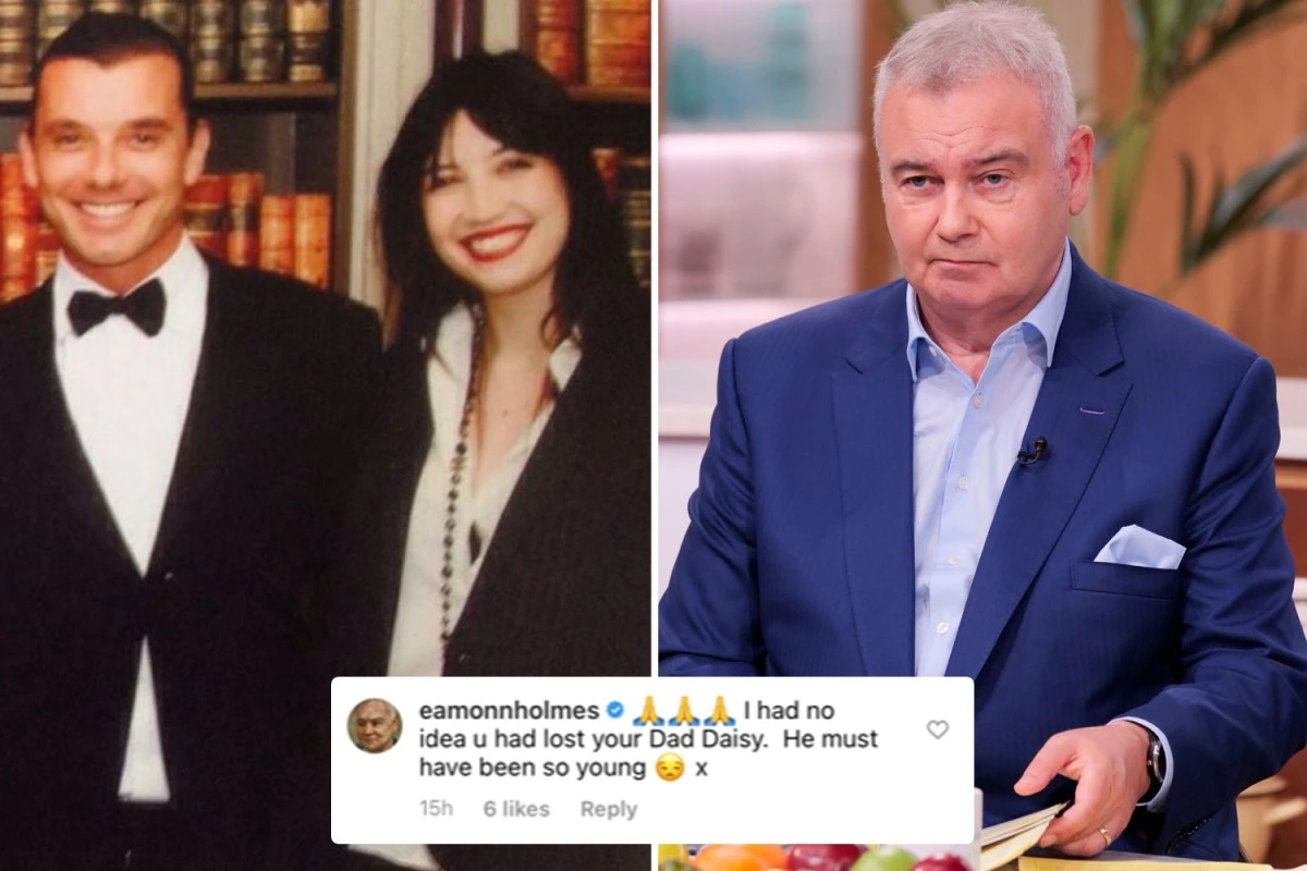 Eamonn Holmes in awkward gaffe as he mistakenly thinks Daisy Lowe's dad has DIED