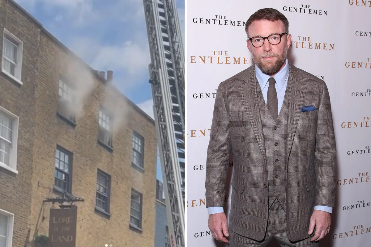 Devastated Guy Ritchie reveals ruins of his pub after fire crew put out blaze