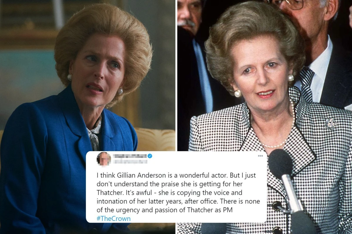 'caricature of herself' The Crown fans slam Gillian Anderson’s Thatcher as ‘over the top’