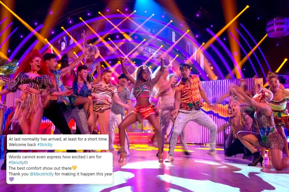 WELCOME HOME Strictly Come Dancing fans rejoice as show returns with first live show