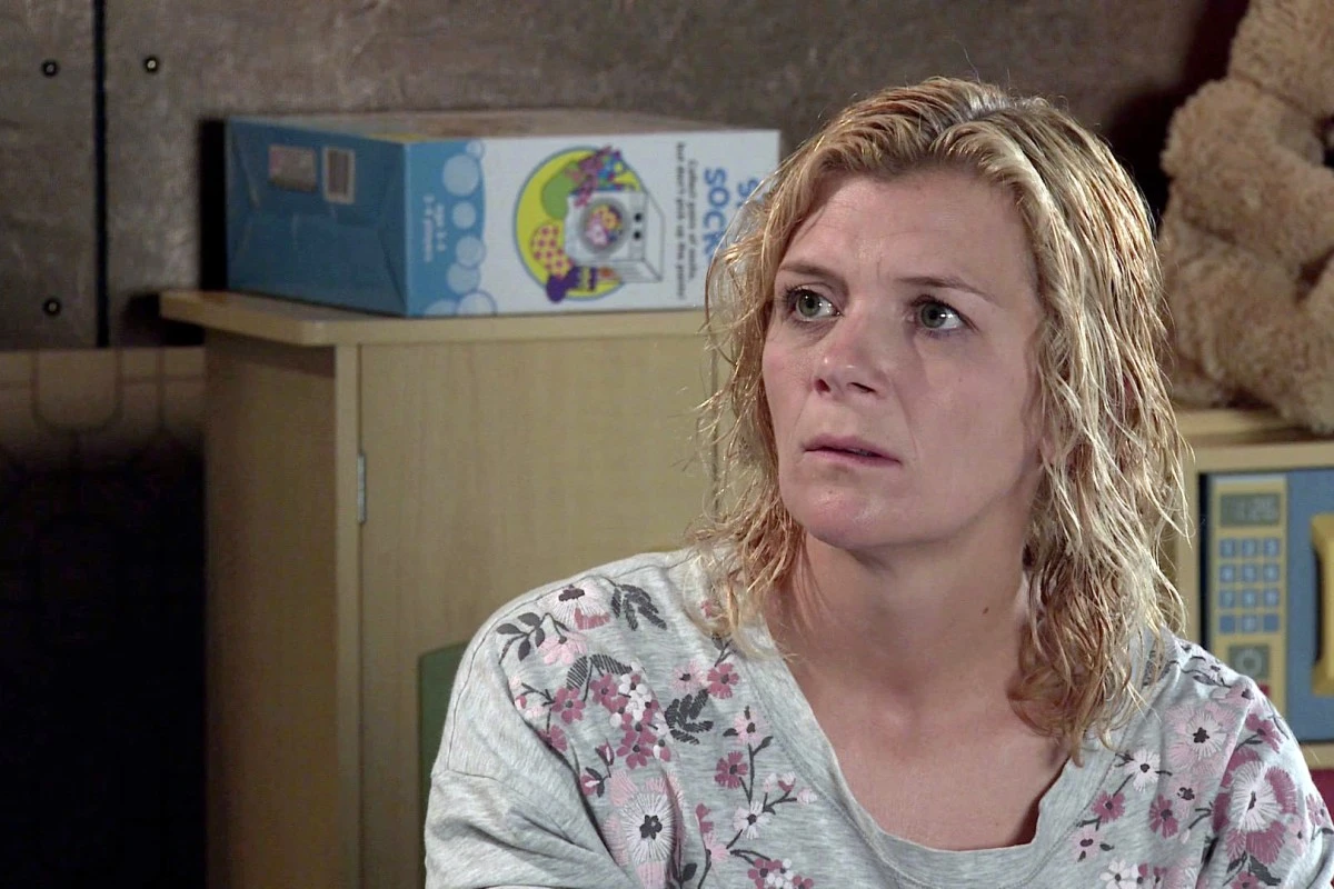 LEANNE'S PAIN Corrie's Leanne loses it during an interview when she's asked about Oliver