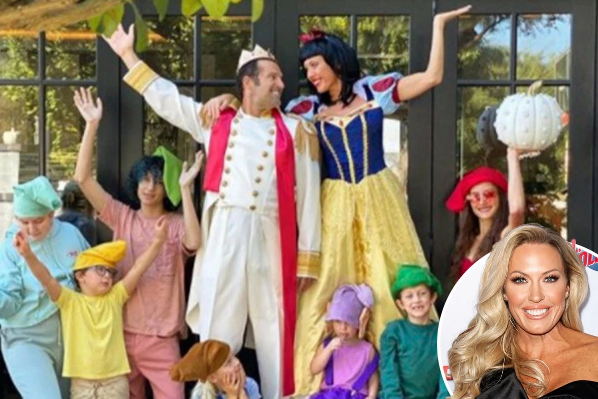 PRINCE CHARMING RHOC's Braunwyn Windham-Burke and husband Sean reunite for Halloween